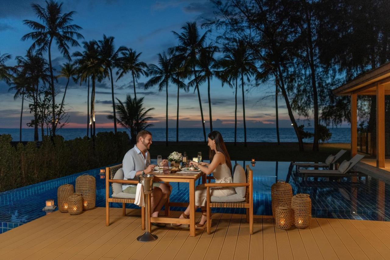 Jw Marriott Khao Lak Resort And Spa Екстер'єр фото Sunset at the pool