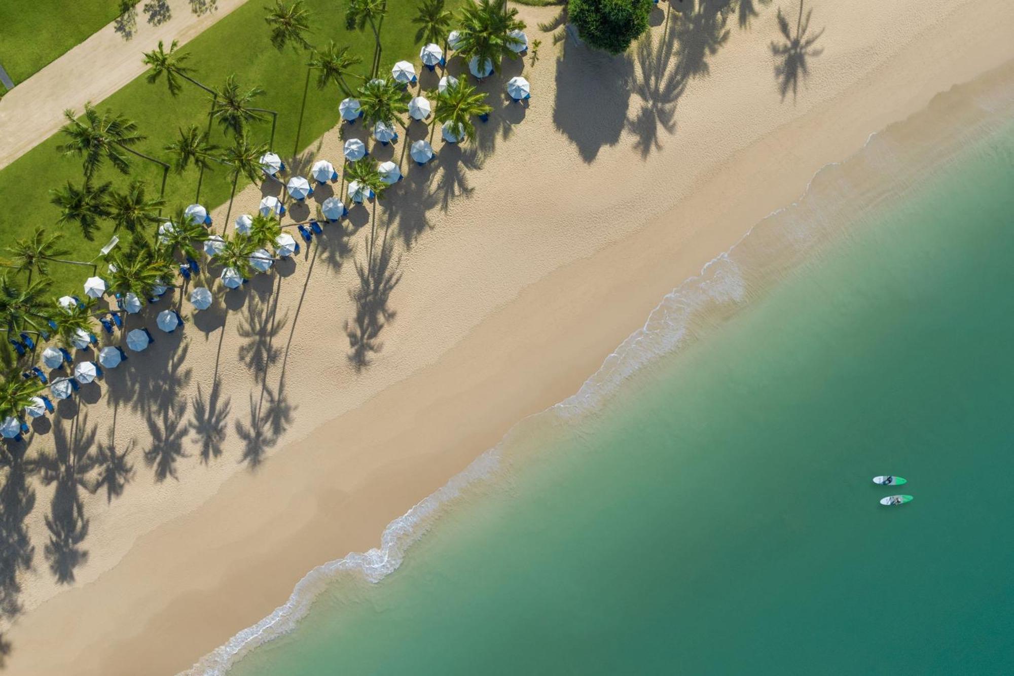 Jw Marriott Khao Lak Resort And Spa Екстер'єр фото Aerial view of the beach at the Four Seasons Resort